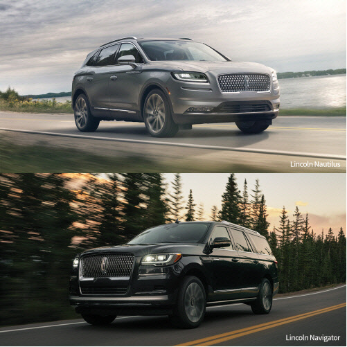 링컨 노틸러스(위쪽)와 링컨 내비게이터. 포드코리아 제공